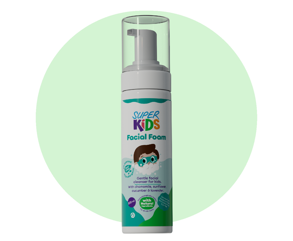 Superkids Facial Foam cleanser 200 ml