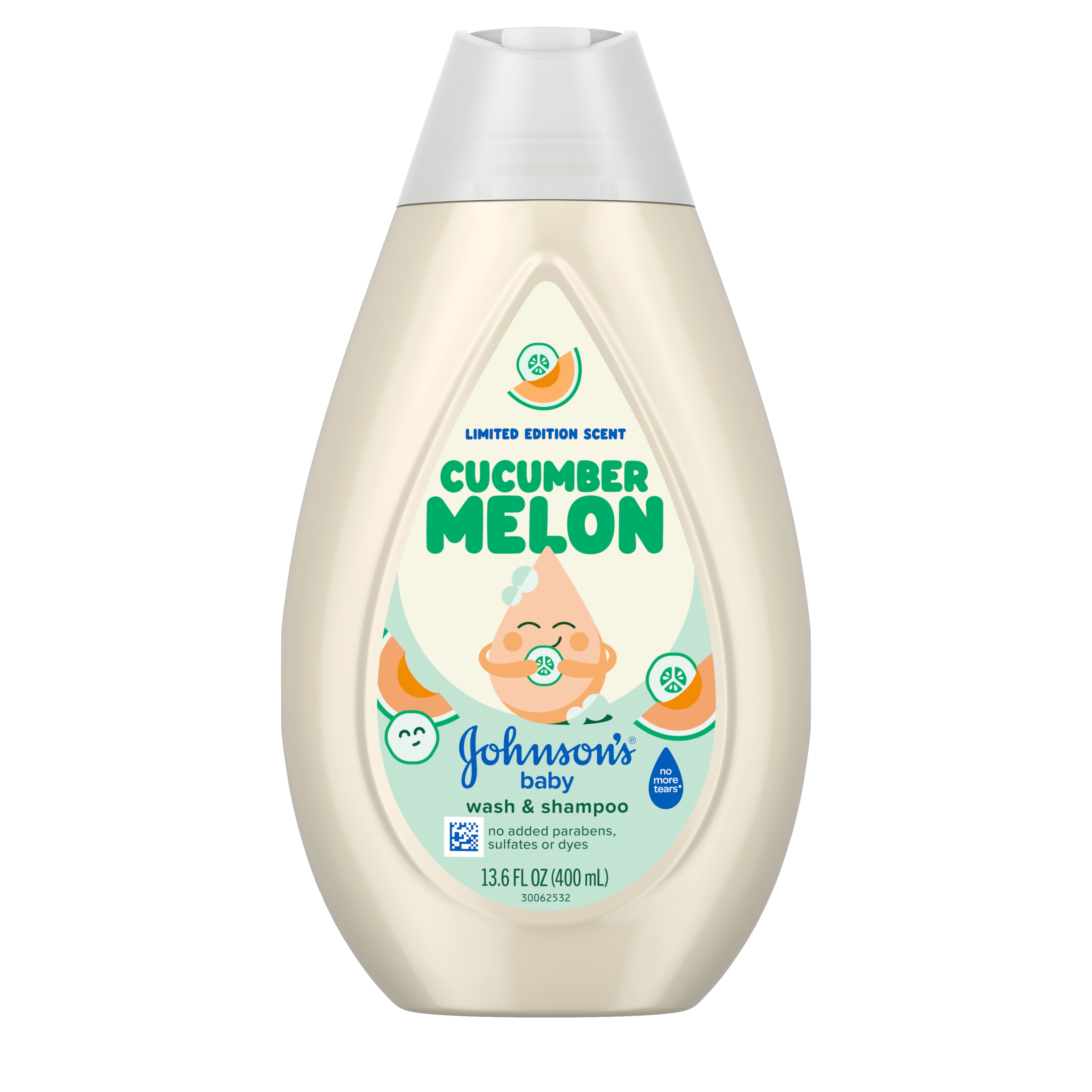 [381372027308] Baby Wash & Shampoo, Cucumber Melon Scent