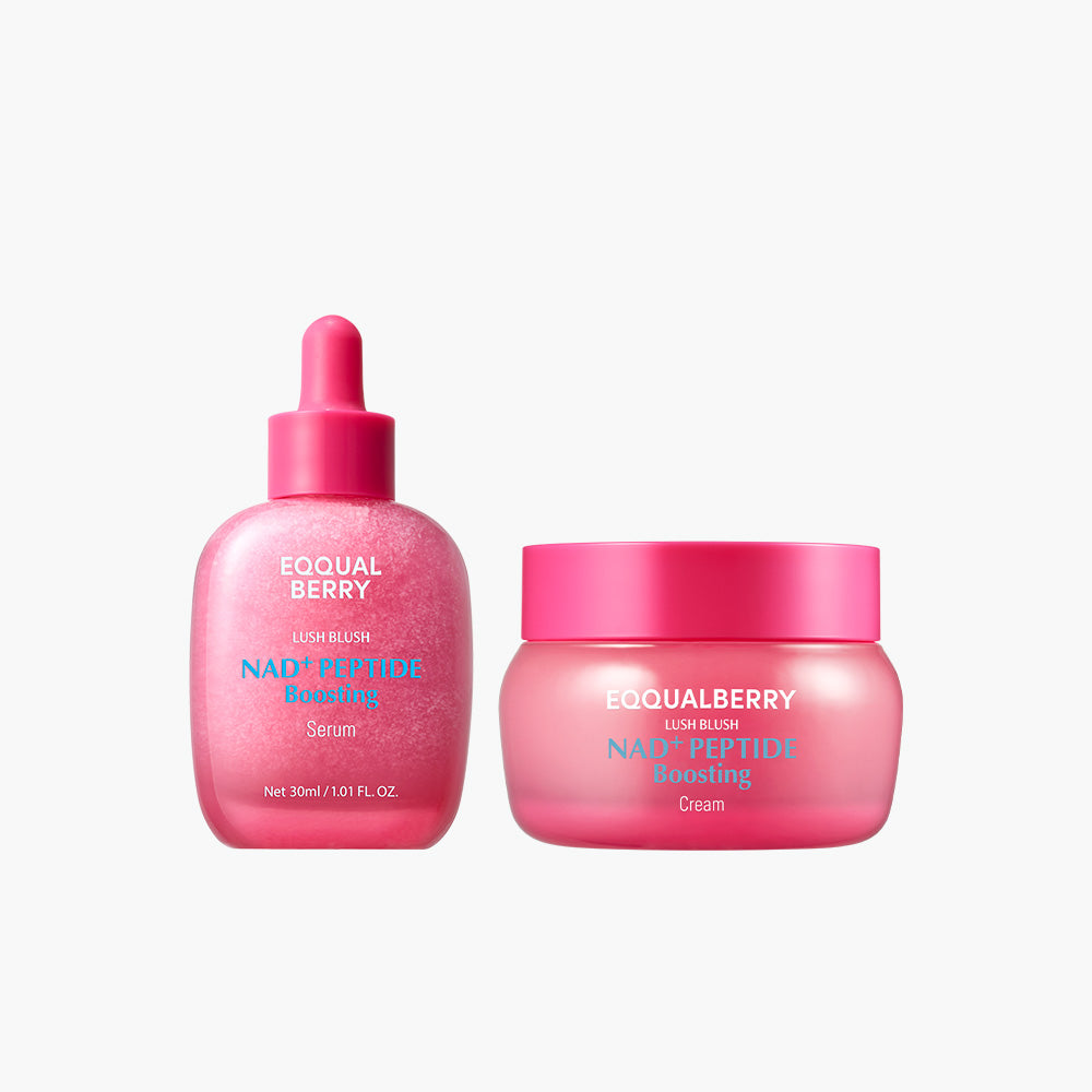 [EQQUALBERRY_003] NAD+ Peptide Boosting Duo (Serum + Cream)