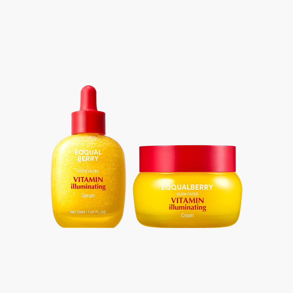 [EQQUALBERRY_007] Vitamin illuminating Duo (Serum + Cream)