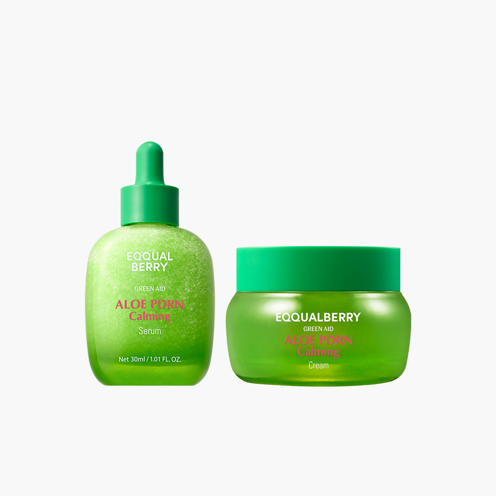 [EQQUALBERRY_018] Aloe PDRN Calming Duo (Serum + Cream)