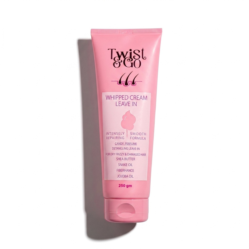 Twist & Go Whipped Cream Leave-In 250GM (Intensely Repairing Smooth Formula)